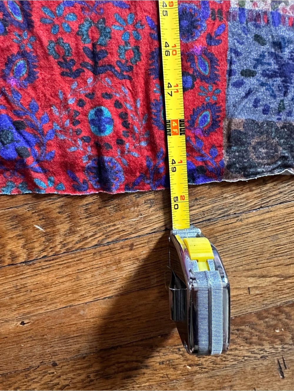 NATURAL LIFE Stevie ButterSoft Maxi Dress Blue Patchwork Long Sleeve XL Pockets - Picture 8 of 10